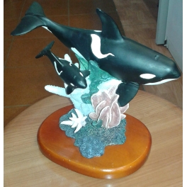 Escultura Orcas