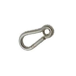 Mosqueton inox con anilla 50mm.